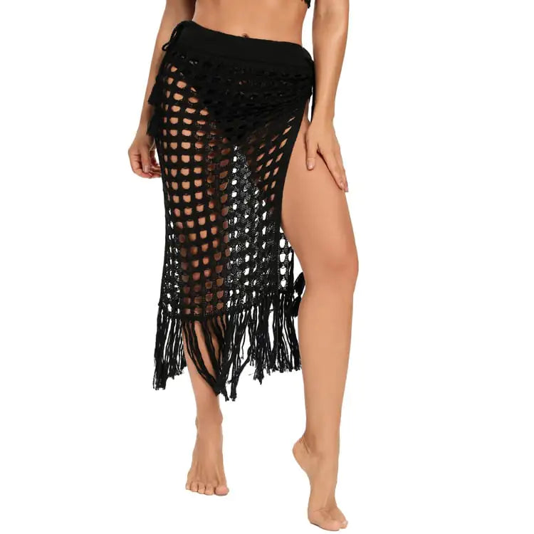 Luna Fringe Mesh Sarong