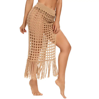 Luna Fringe Mesh Sarong