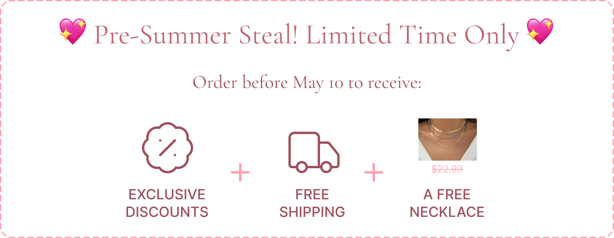 Pre-Summer Steal